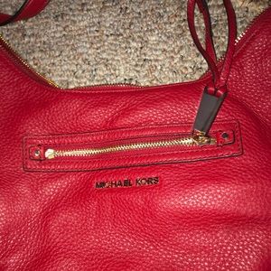 Red Michael Kors bag